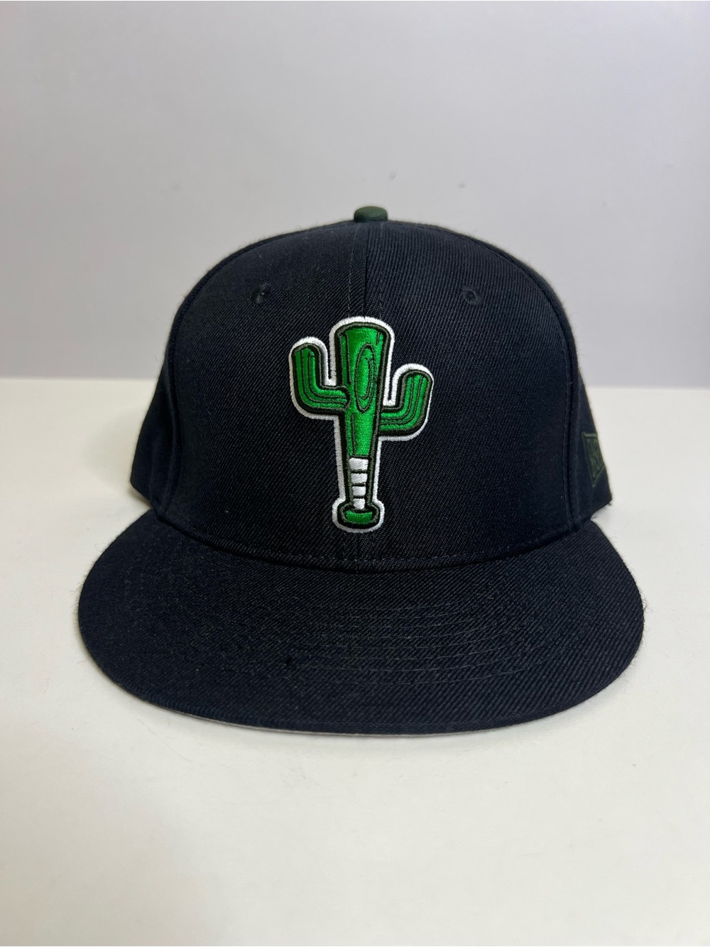 Baseballism Cactus Bat Cap Black Green - Fitted Size 7 1/2